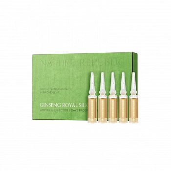 Набор из 7 ампул с женьшенем Ginseng Royal Silk Ampoule Effector 7 Days Program Special Set
