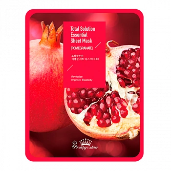 Тканевая маска с гранатом Total Solution Essential Sheet Mask Pomegranate