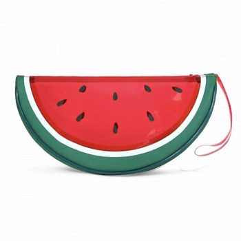 Косметичка фруктовый полумесяц (Арбуз) Fruit Half Moon Transparent Pouch (Watermelon)