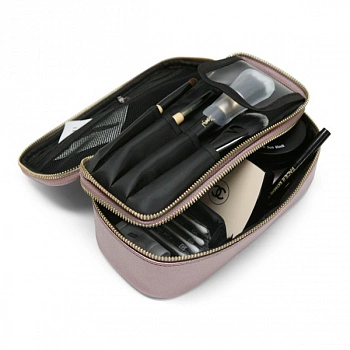 Комбинированная косметичка "Сияй" (Серое золото) Shine Combo Pouch (Gray Gold)