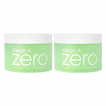 Набор из двух упаковок очищающих дисков Clean It Zero Pore Clarifying Toner Pad Duo Set